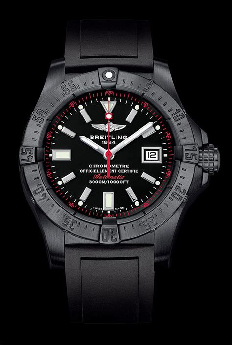 breitling all black|breitling black chrono.